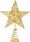 6 Inches Star Tree Topper Exquisite Shimmery Christmas Tree Topper(Gold)